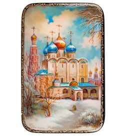 ШК-35/ 6 Шкатулка «Новодевичий моностырь» исп. Панферов Д.
