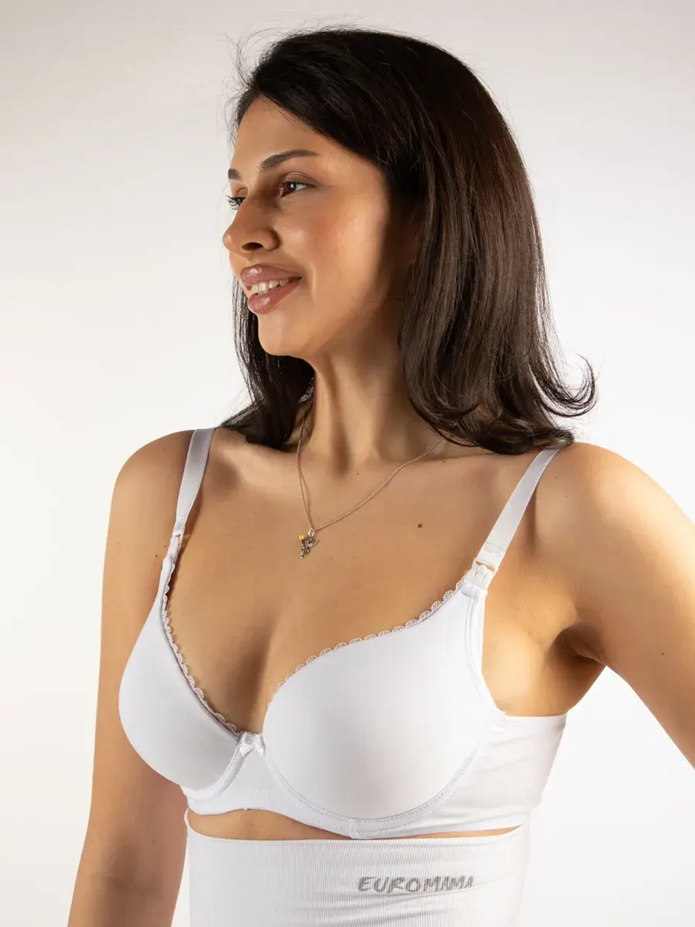 Бюстгальтер для кормления "Элизе" белый