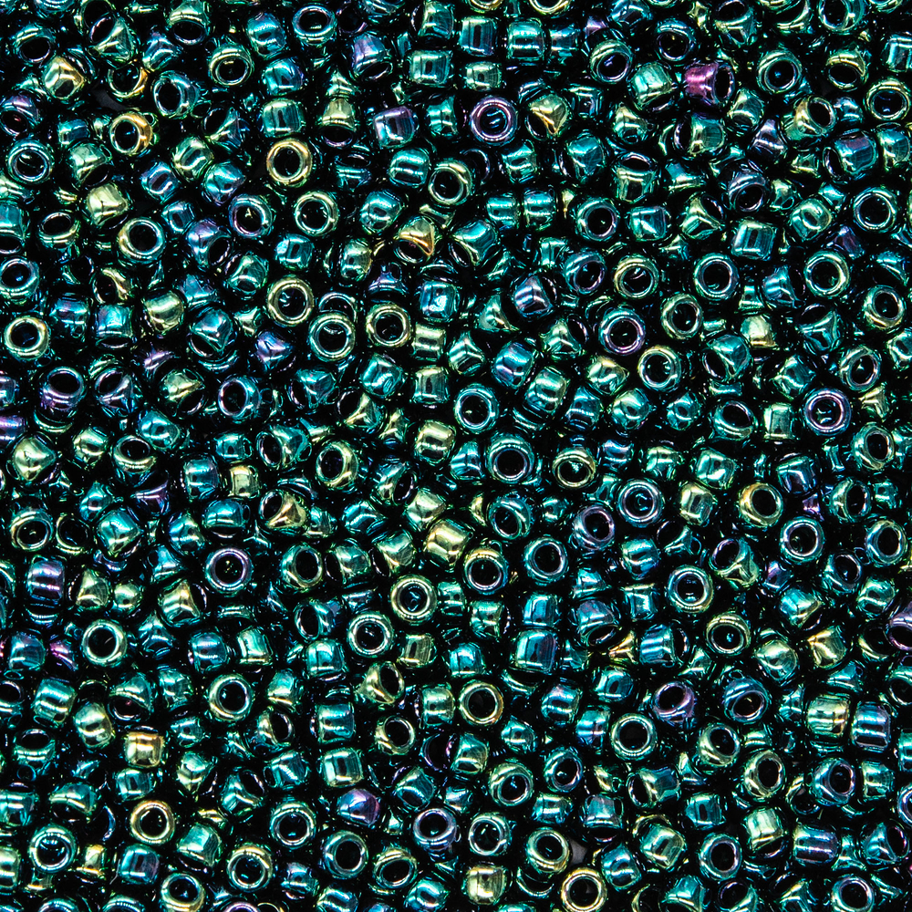 Японский бисер TOHO Round 15/0 (№506), металлизированный, непрозрачный глянцевый