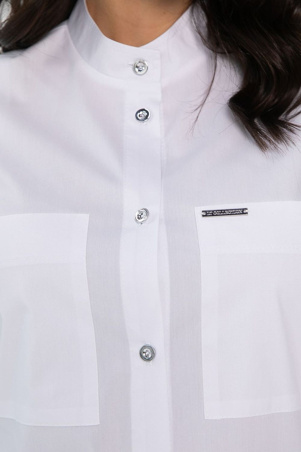 Рубашка хлопковая Асгарда (белая) Б14567-31М LT Collection