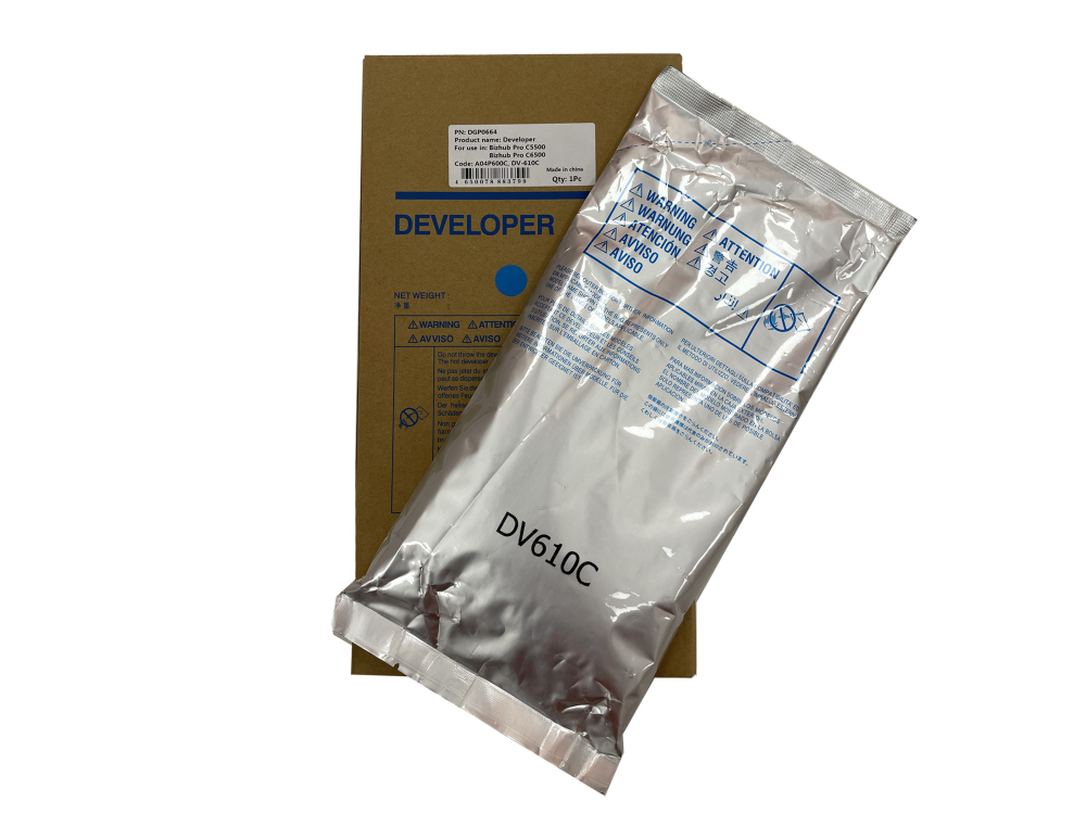 Девелопер DV-610C для KONICA MINOLTA Bizhub PRO C5500/C5501/C6000 (CET) Cyan, 1100г, DGP0664