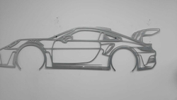 Панно автомобиль "Porsche" -20%