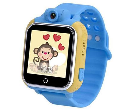 Детские часы с GPS Smart Baby Watch Q730 Голубые