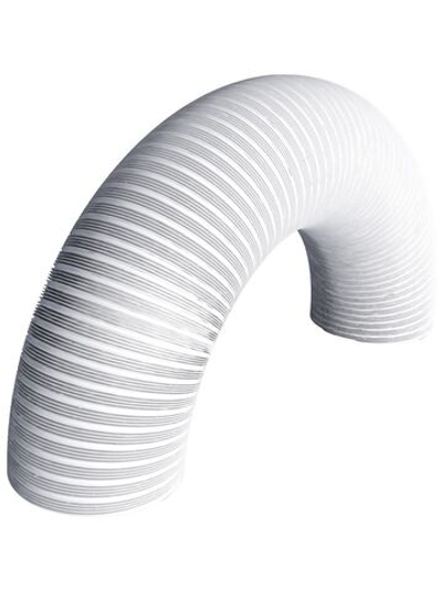 Воздуховод VA WHITE D100 гофрированный L до 3,15м алюминий DICITI