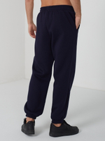 Дисконт брюки #319 мужские с начесом (темно-синие)