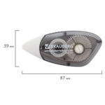 Корректирующая лента BRAUBERG BLACK&WHITE 5мм х 8м, черный тонир., мех. перемотки, блистер, 227800