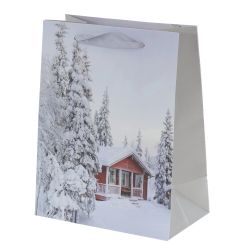 GAEM Пакет подарочный (бумага, плотность 210г/м2, блок микс 12шт), L18 W10 H23 см, 4в.