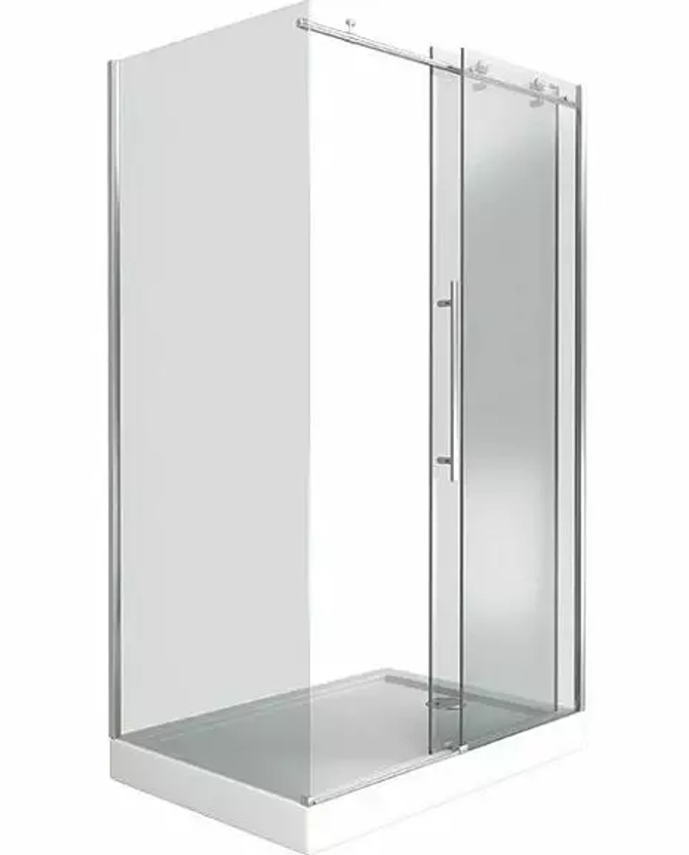 Душевой уголок Bas Puerta Г-об 120*80*193 с поддоном 3см