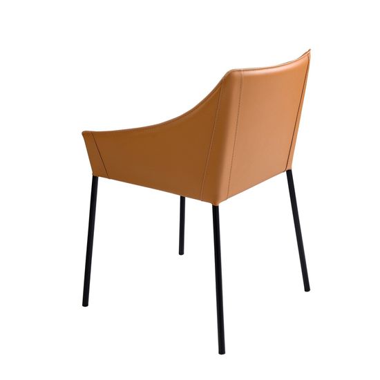 Стул 4144/DC931A коричневый из экокожи Испания 