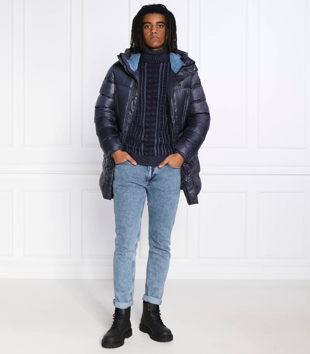 гольф bicolor cable GUESS - темно-синий(M2BR22 Z31D0)