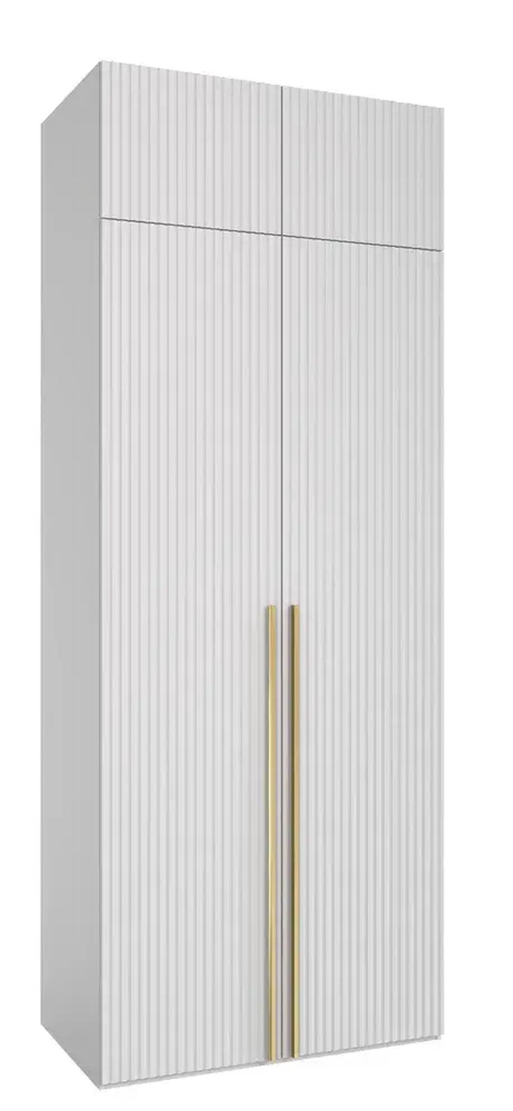 Шкаф для одежды Аляска 2х дверный, белый