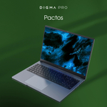 Ноутбук  Digma Pro Pactos 16 ", Ryzen 7, 16 Гб RAM, 512 Гб SSD, Radeon Graphics, Темно-серый
