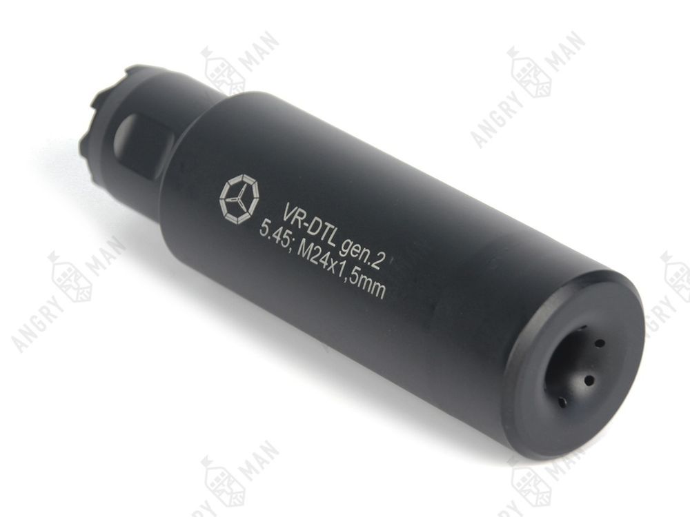 Дожигатель VR-DTLS gen2 (сталь), М24х1,5, калибр 5,45/223, Вектор-7,62