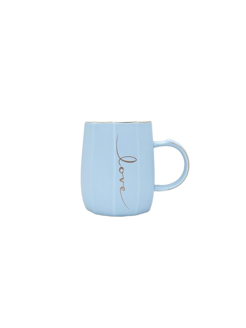 Кружка керамическая голубая 400 мл. (201525565-2)