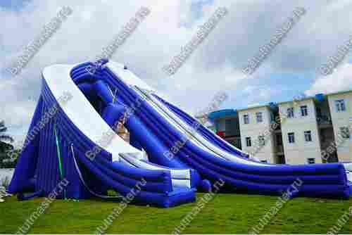 Надувная прямая водная горка «Трезубец», 58*18*11 м