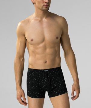 Трусы мужские боксеры (3шт), Atlantic 3MH-196, хлопок, черный + изумрудный