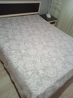 Покрывало жаккардовое двухстороннее Нежность 17-18 беж,серый 2.0 (180х200)