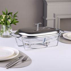 МАРМИТ AGNESS ПРЯМОУГ 2 ОТСЕКА SILVER 2,45L