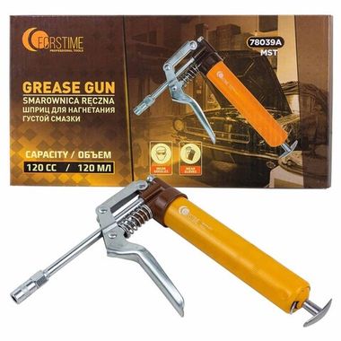 Шприц ручной для нагнетания густой смазки 120мл FORSTIME FT-78039A MST
