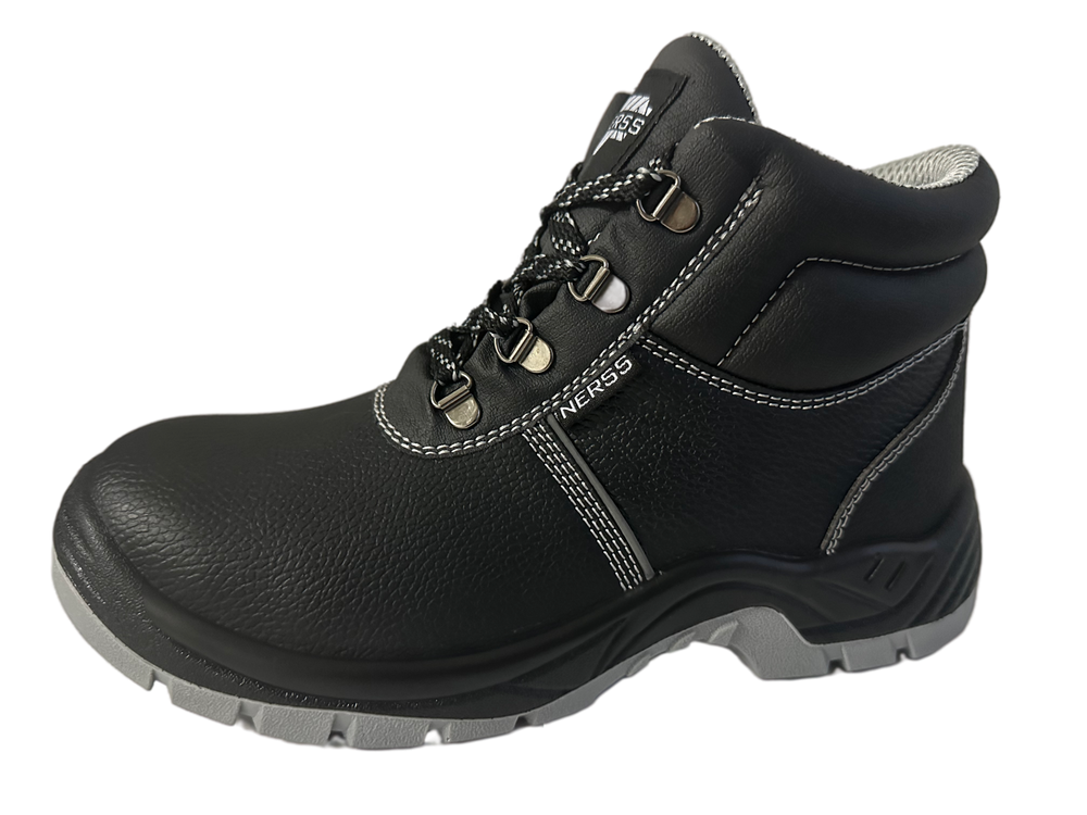 Ботинки кожа, иск, ПУ/ПУ МБС, черный