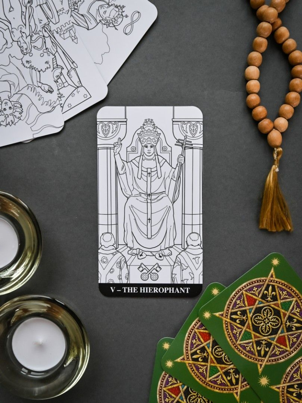 Разрисуй свое Таро/Color your Tarot (Старшие Арканы, 22 карты)