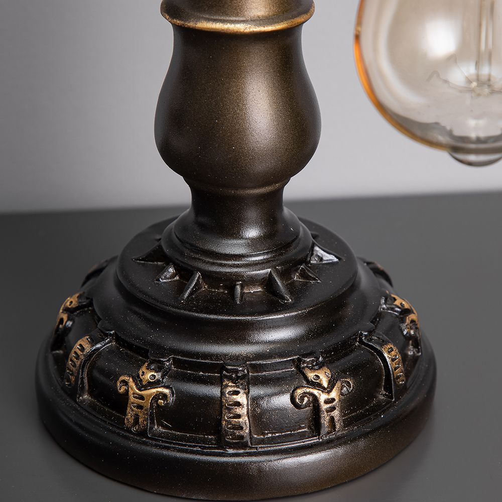 Светильник бытовой Ворон Рэйвен Черный Пепел Бронза