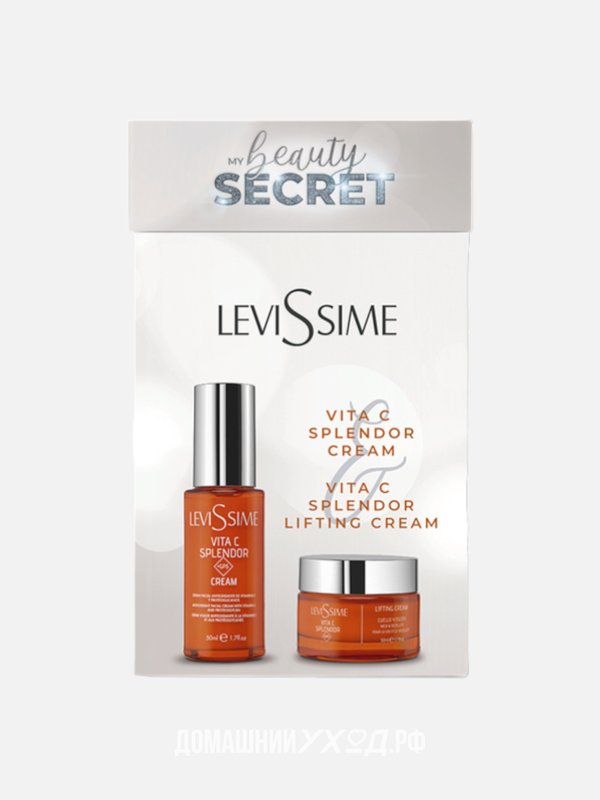 Набор Vita C Lifting (Лифтинг-крем для омоложения шеи и декольте 50 ml + VITA С CREAM 50 ml), Levissime