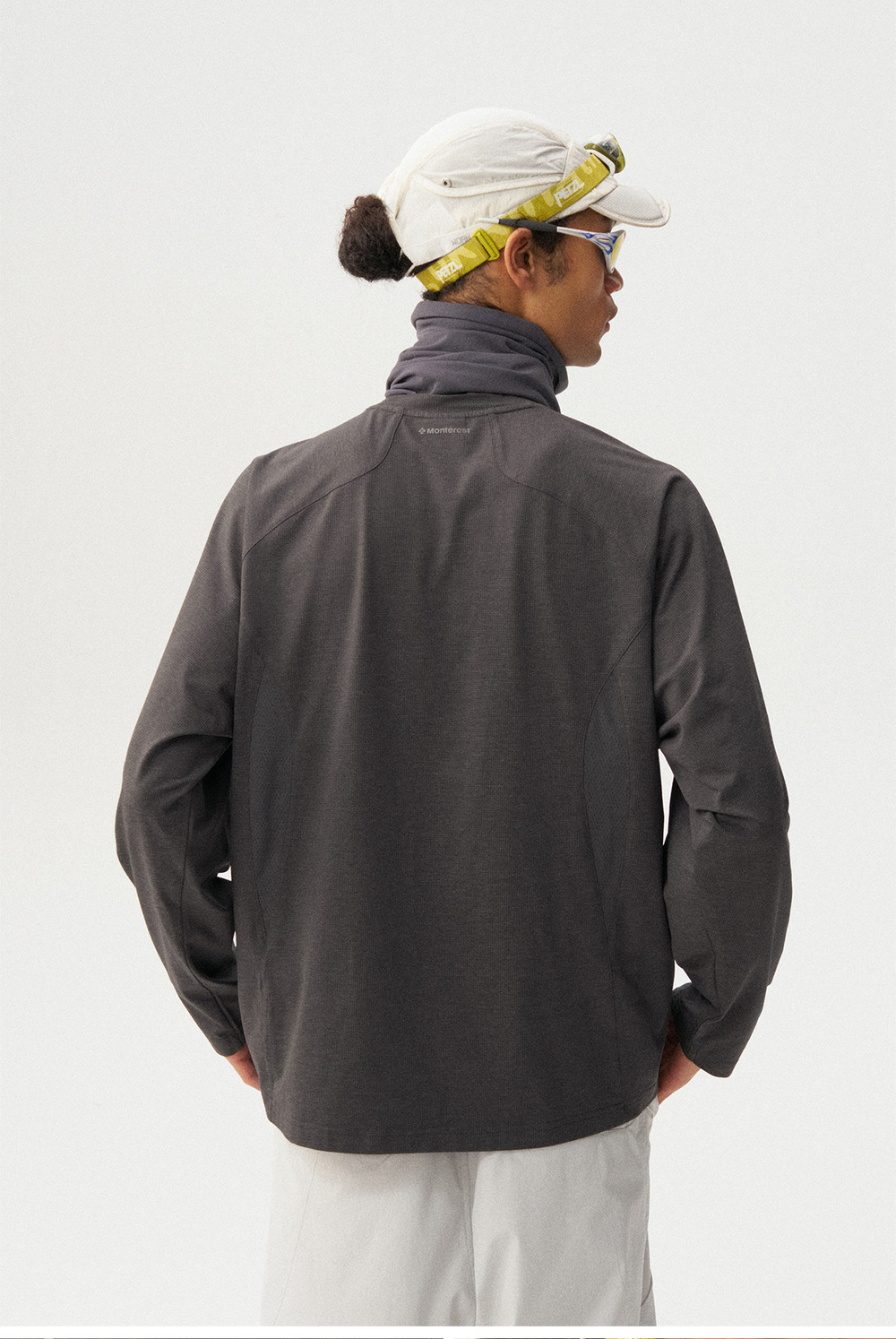 Лонгслив Nothomme Monterest Totem Waffle графит