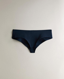 ZARA HOME ОДНОТОННЫЕ ПЛАВКИ-БИКИНИ СО СРЕДНЕЙ ПОСАДКОЙ, СИНИЙ