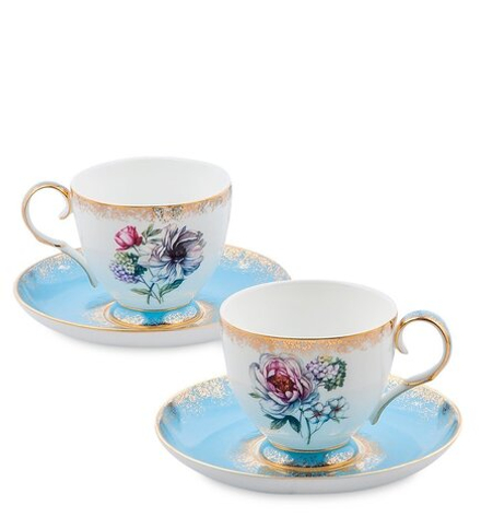 Pavone JK-128 Чайный набор на 2 перс. «Цветок Неаполя» (Fiore Napoli  )