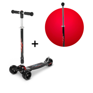 Micro Kickboard Monster со сменной ручкой 2 в 1 (PA)