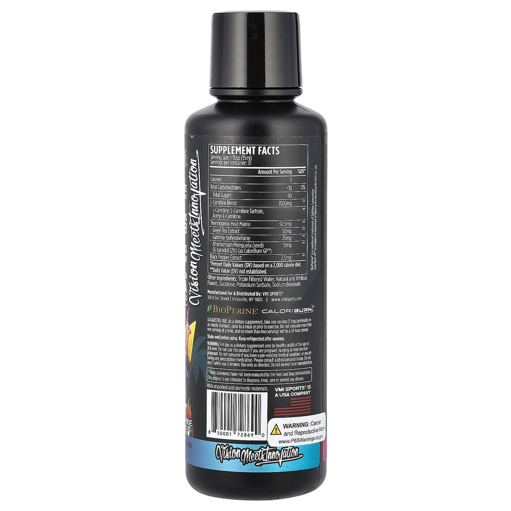 VMI Sports, L-карнитин 1500 Heat, Miami Vice, 473 мл (16 жидк. унц.)