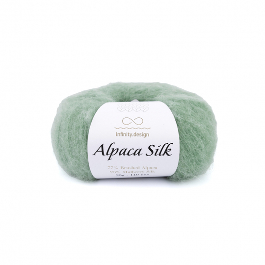 Infinity Design Alpaca Silk  (9052/Молодая олива)
