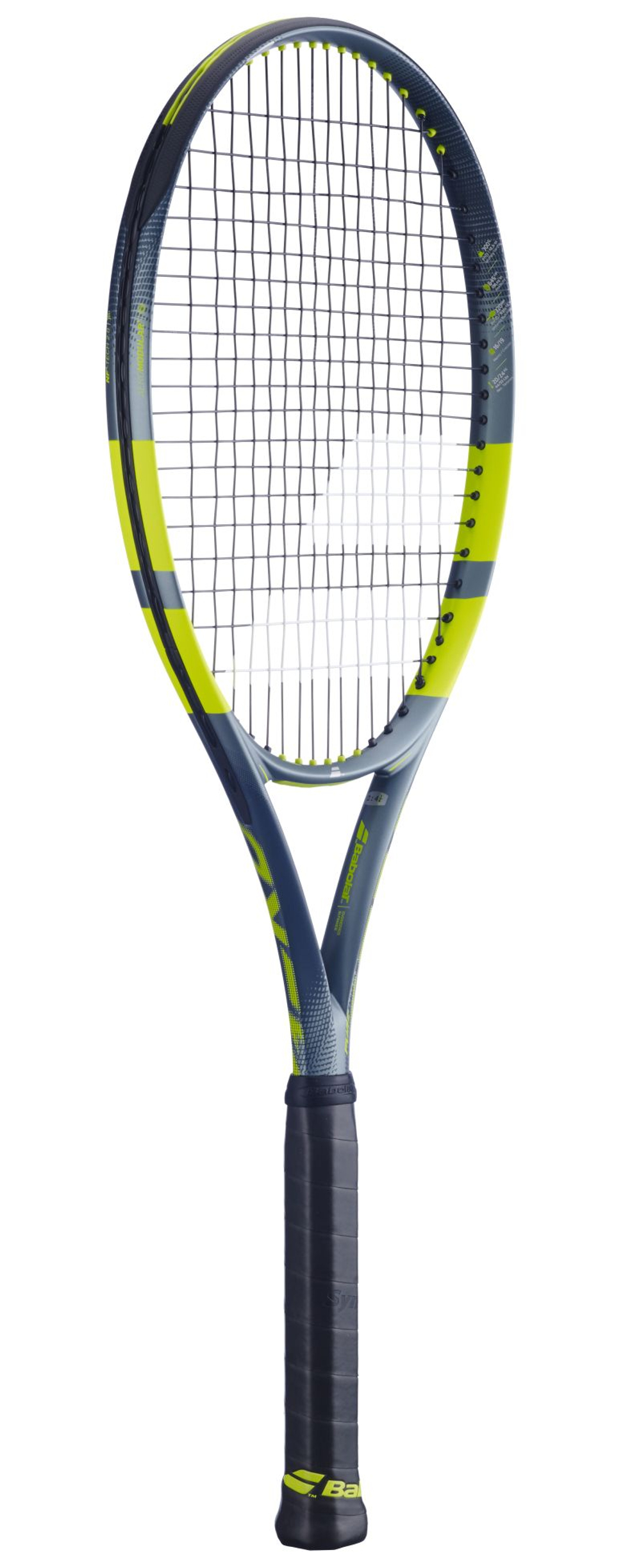 Теннисная ракетка Babolat Pure Aero+ Gen-9 - metallic dark forest/yellow + Струны