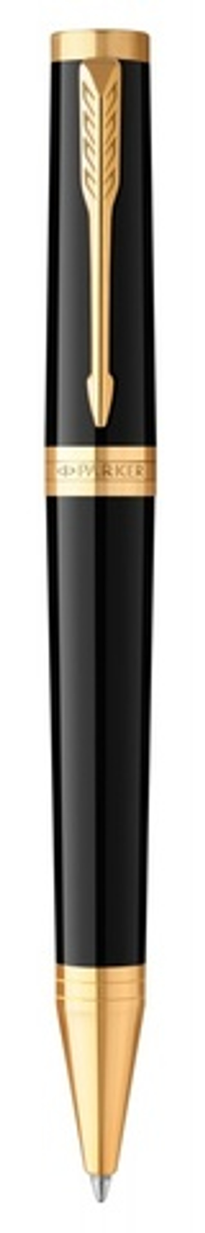 Шариковая ручка Parker "Ingenuity Black GT" стержень: M, цвет чернил: black, в подарочной упаковке.