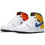 Кроссовки Air Jordan 1 Mid GS White Court Purple Teal