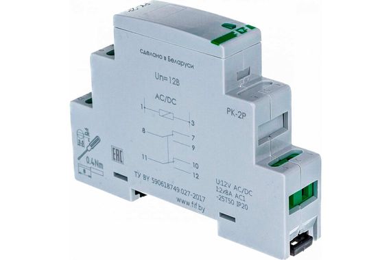 Реле промежуточное РК-2Р 12V 8А Евроавтоматика 27198