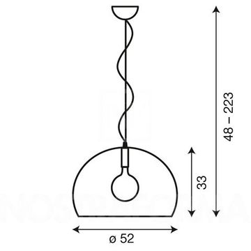 replica KARTELL FLY (GREY) 52 CM