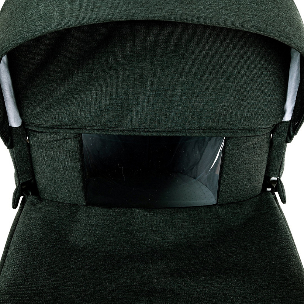 Детская коляска Roan Esso 2025 3 в 1 с автокреслом Tutis Elo Black ESS113/1 Dark Green/Black