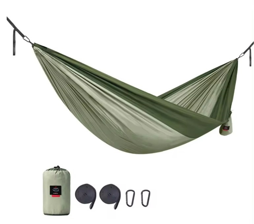 Гамак Naturehike без планок, туристический, эпонж, зеленый, артикул NH21DC011-SGU Под заказ.
