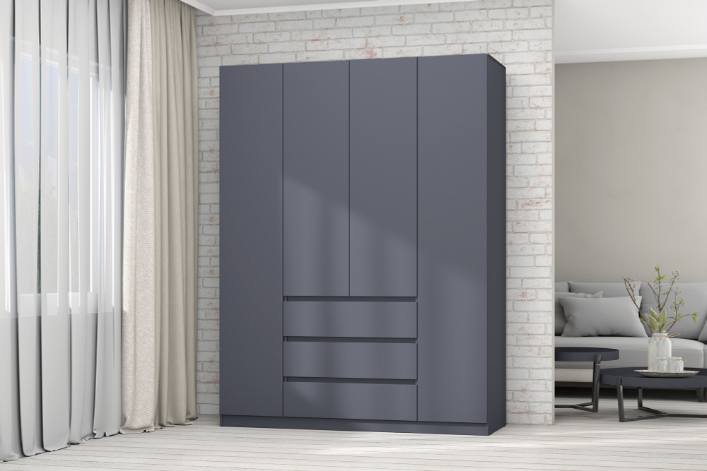 МС "Хилтон". Шкаф №1 1600 Графит