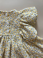 Платье из муслина для малышек «Цветочное», цвет желтый
