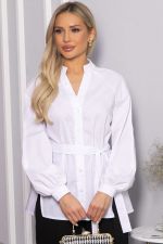 Блуза хлопковая Кристалия (белая) Б14461-16М LT Collection