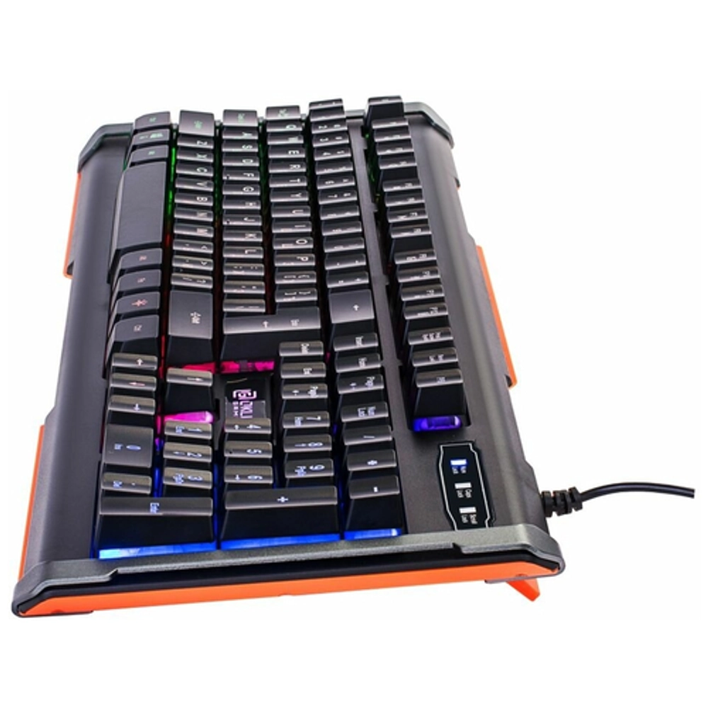 Клавиатура Оклик 717G, черный/серый