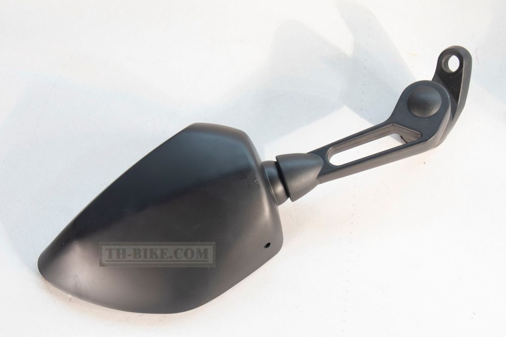 Mirror set, alu, 10mm mount, superlight, Scarlet