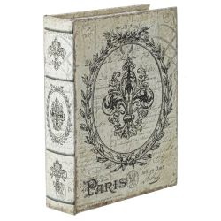 GAEM Шкатулка-книга с кодовым замком, L19 W6 H25 см