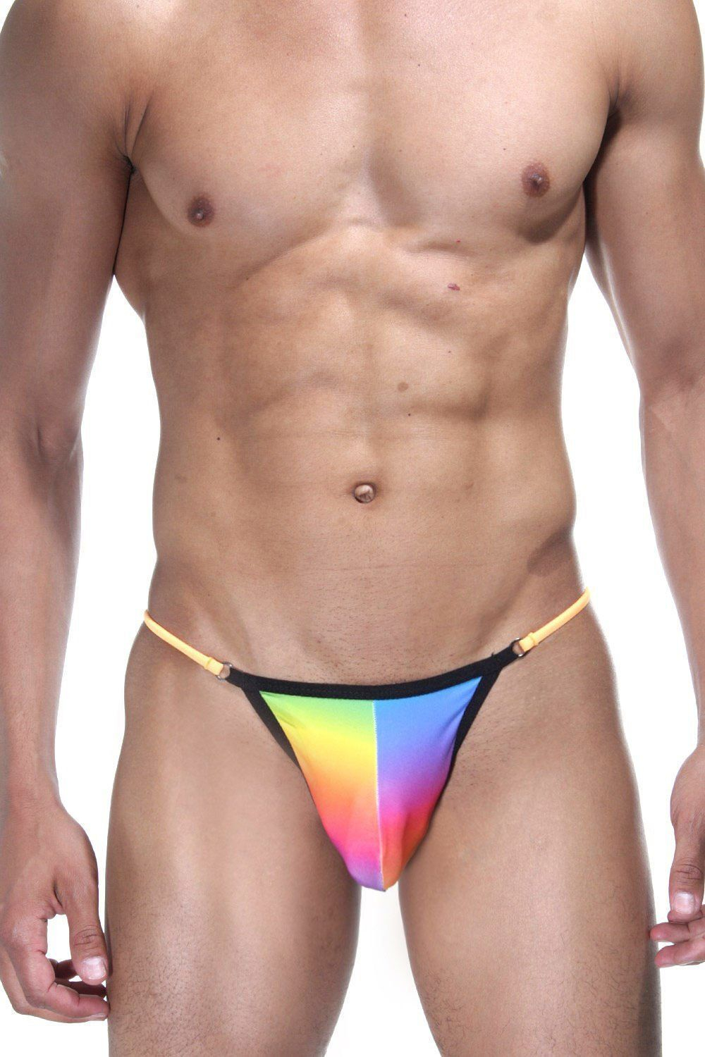Мужские разноцветные трусы-стринги Don Moris (Размер: XL) (Цвет: разноцветный)