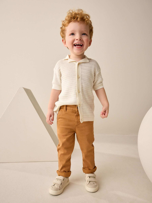 Брюки чинос для мальчика Next AD1-829, Светло-оранжевый