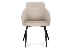 Стул на металлокаркасе Фусе бежевый / черный