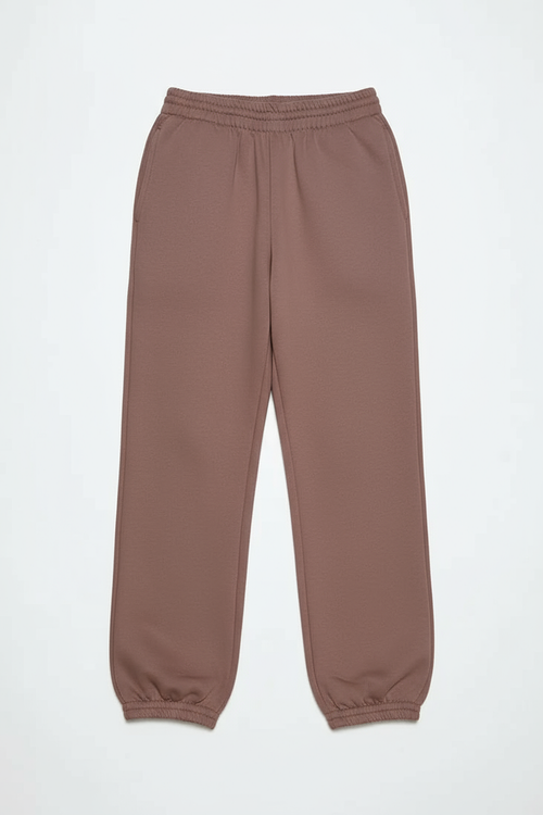 Объемные брюки-джоггеры с начесом